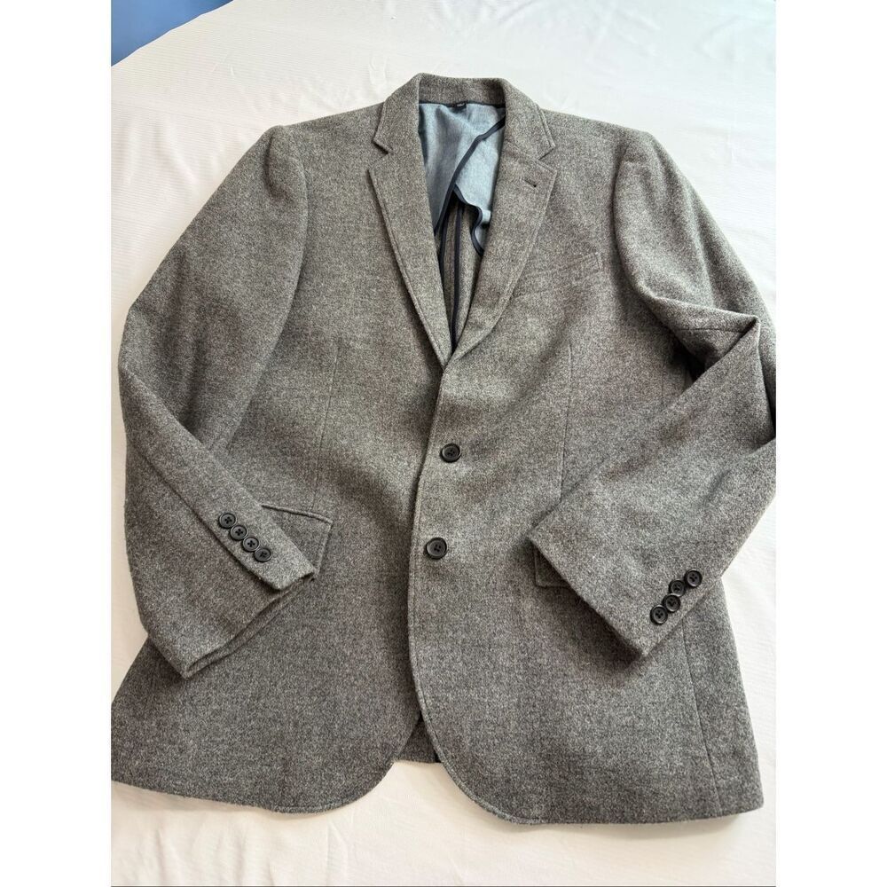 J. Crew Men’s Grey Wool 2 Button Blazer Size 40R